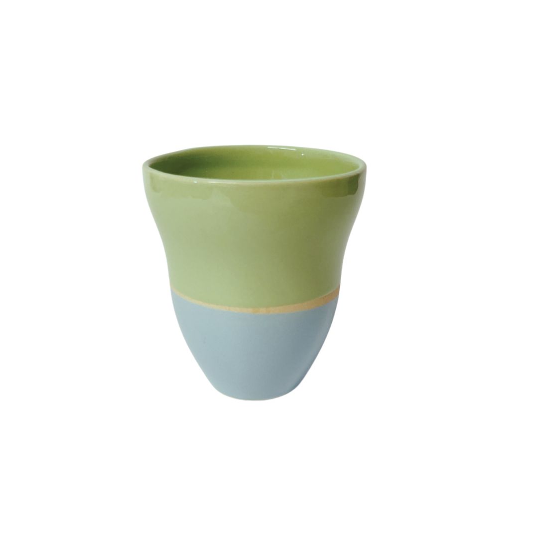 Artisanal two tone ceramic mug - Image 3